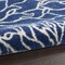 Homeroots 5 x 7 ft. Navy & Ivory Floral Area Rug 385479 - alternate 2